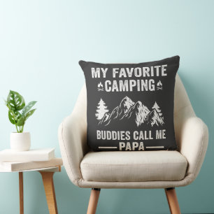 My Favourite Camping - Buddies Call Me Papa Cushion