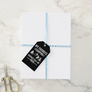 My Favourite Camping - Buddies Call Me Papa Gift Tags