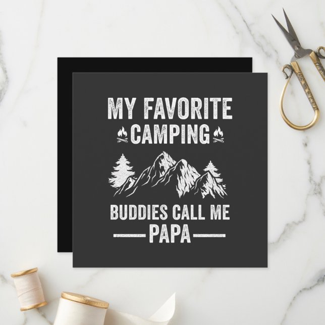 My Favourite Camping - Buddies Call Me Papa Programme (Front/Back In Situ)