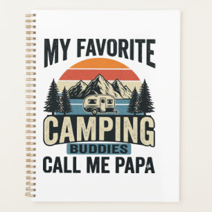 My Favourite Camping Buddies Call Me Papa Shirt_1 Planner