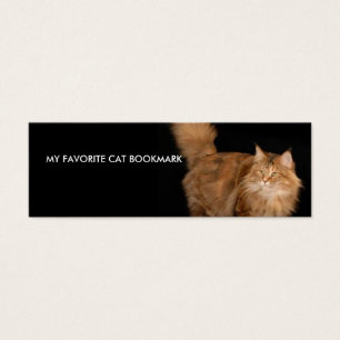 My Favourite Cat Bookmark