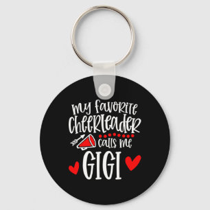 My Favourite Cheerleader Calls Me Gigi Funny Cheer Key Ring