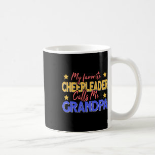 My Favourite Cheerleader Calls Me Grandpa Cheerlea Coffee Mug