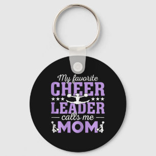 My Favourite Cheerleader Calls Me Mum Cheer Mum Mo Key Ring