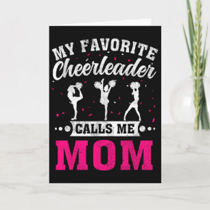 My Favourite Cheerleader Calls Me Mum Mother's Day Card