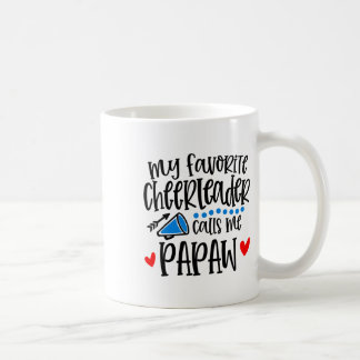 My Favourite Cheerleader Calls Me Papaw Funny Chee Coffee Mug