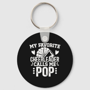 My Favourite Cheerleader Pop Cheer Pop Grandpa Key Ring