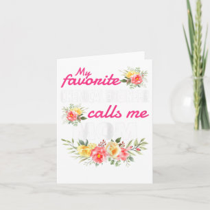 My Favourite Chemical Engineer Calls Me Mum  Card
