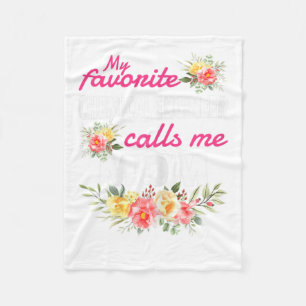 My Favourite Chemical Engineer Calls Me Mum Fleece Blanket
