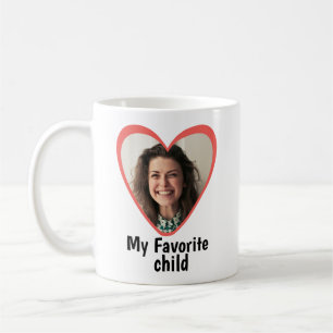 My Favourite Child Custom Photo Coffee Mug