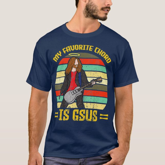 My Favourite Chord Is Gsus Jesus Church Faith T-Shirt (Front)