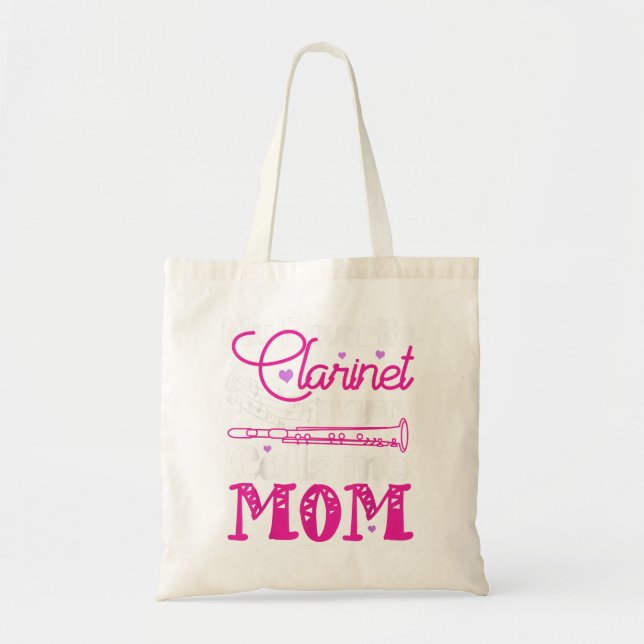 My Favourite Clarinet Player Calls Me Mum Clarinet Tote Bag (Front)