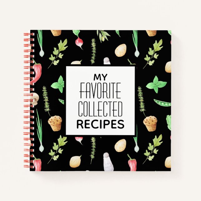 My Favourite Collected Recipes Journal (Front)