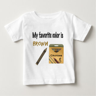 My Favourite Colour is Brown Baby T-Shirt