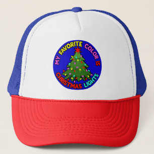 My Favourite Colour is Christmas Lights-78678 Trucker Hat