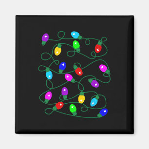 My Favourite Colour Is Christmas Lights Funny Paja Magnet