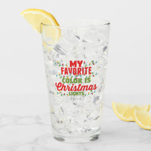 My Favourite Colour Is Christmas Lights  Glass