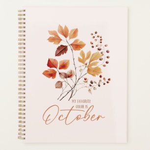 My Favourite Colour Is October –Autumn Leaves & Pi Planner