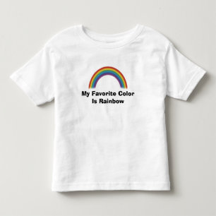 My Favourite Colour Is Rainbow Toddler T-Shirt