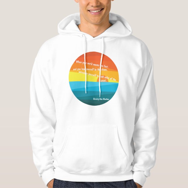 My Favourite Colour Is Sunset Hoodie (Front)