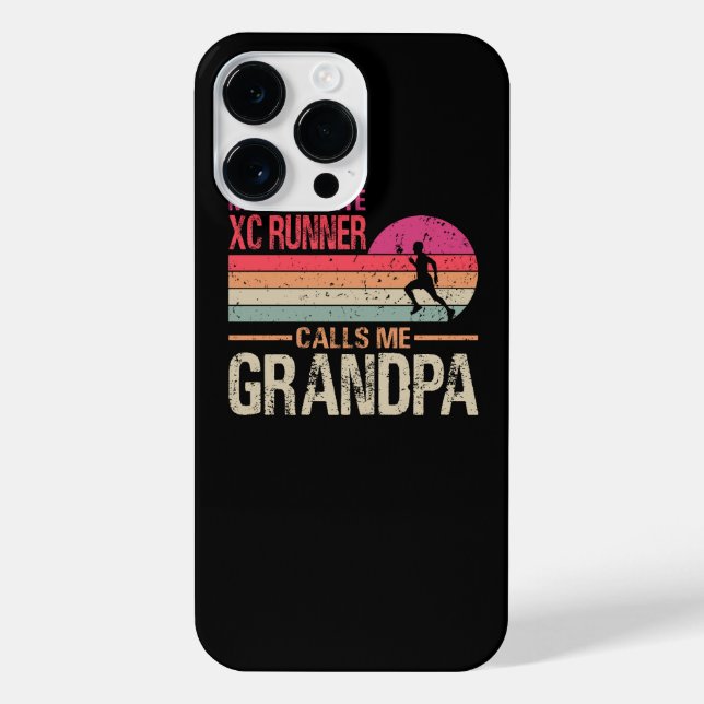 My Favourite Cross Country Runner Calls Me Grandpa iPhone Case (Back)