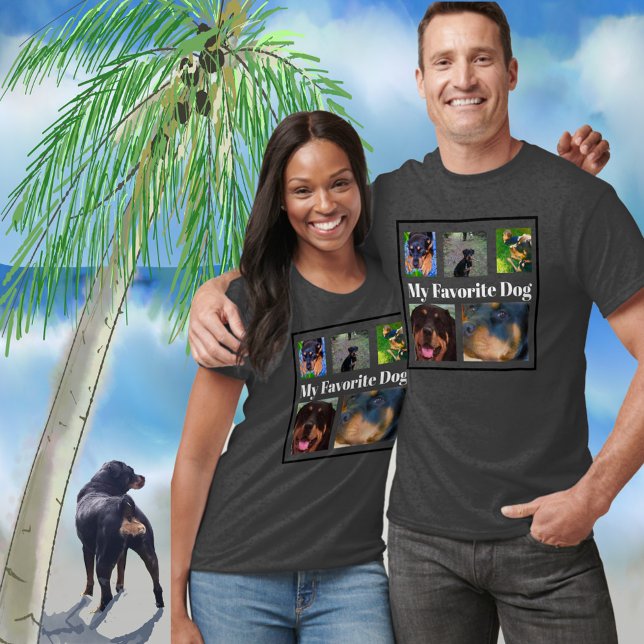My Favourite Dog Create Your Own 6-place  T-Shirt (Creator Uploaded)