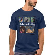 My Favourite Dog Create Your Own 6-place  T-Shirt