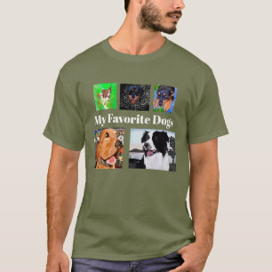 My Favourite Dogs Create Your Own 5-place  T-Shirt