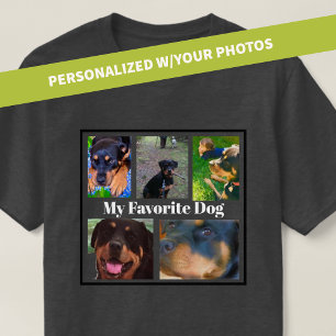 My Favourite Dogs Create Your Own 5-place T-Shirt