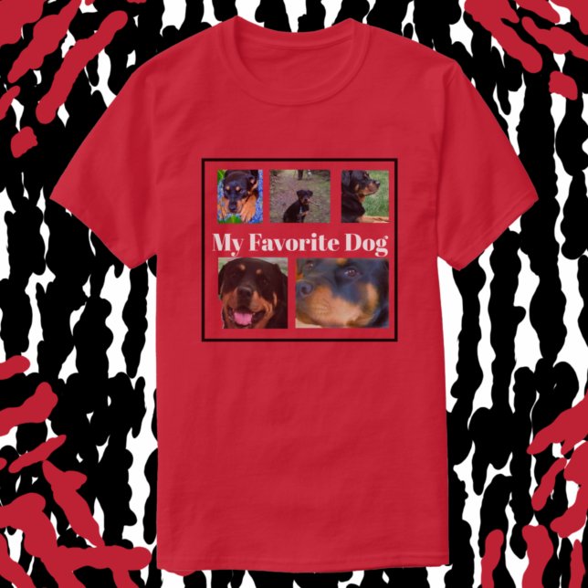 My Favourite Dogs Create Your Own 6-place  T-Shirt (Creator Uploaded)