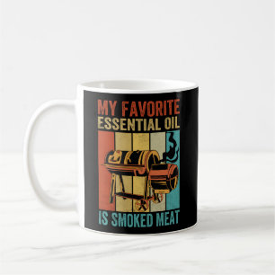 My Favourite Essential Oil Is Smoked Meat Griller Coffee Mug