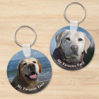My Favourite Face Pet Dog Cat Double-Sided Photo