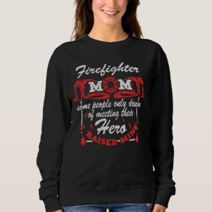 My Favourite Firefighter Calls Me Mum - USA Flag - Sweatshirt