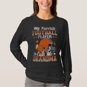 My Favourite Football Player Calls Me Grandma Cute T-Shirt