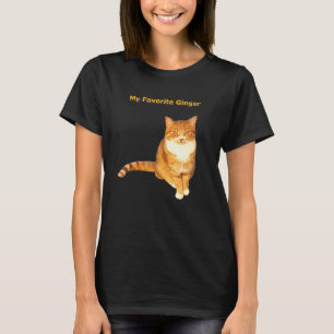 My Favourite Ginger Orange Tabby Cat T-Shirt