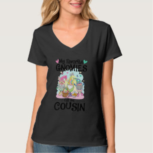 My Favourite Gnomies Call Me Cousin Easter Family  T-Shirt