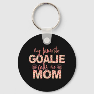 My Favourite Goalie Calls Me Mum Hockey Goalie  Key Ring