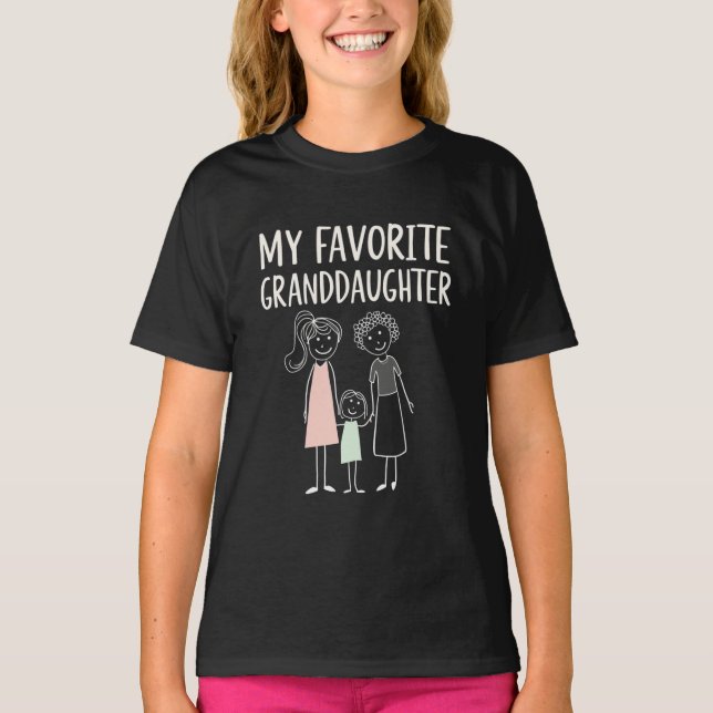 My Favourite Granddaughter  T-Shirt (Front)