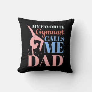 My Favourite Gymnast Calls Me Daddy Cushion