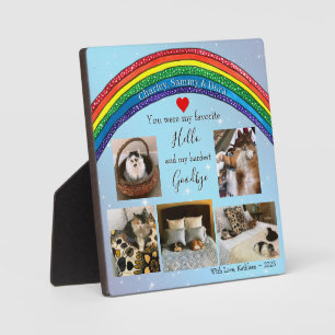 My Favourite Hello Pet Memorial Photo Plaque
