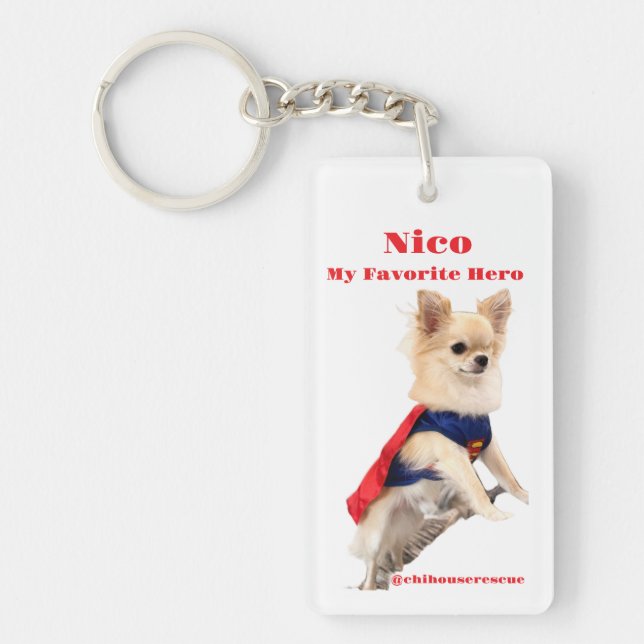 My Favourite Hero Acrylic Keychain (Front)