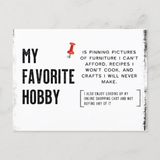 My Favourite Hobby Is Postcard