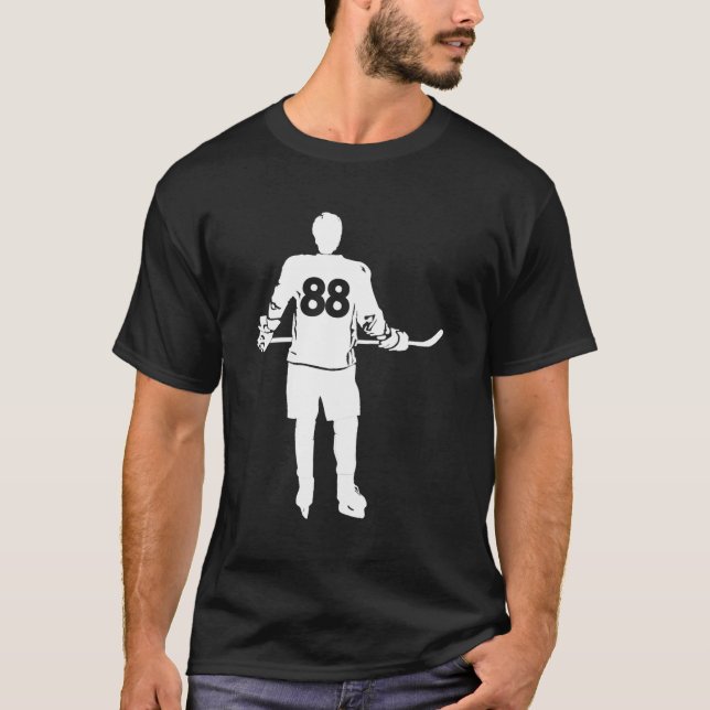My Favourite Hockey Player Number 88 Hockey Fan T-Shirt (Front)