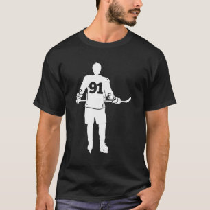 My Favourite Hockey Player Number 91 Hockey Fan T-Shirt