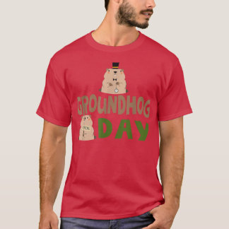 My Favourite Holiday Ground Hog Groundhog day T-Sh T-Shirt