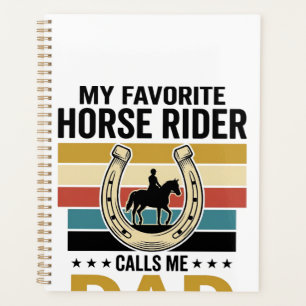 My Favourite Horse Rider Calls Me Dad Shirt Design Planner