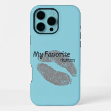 My Favourite Human iPhone Case – Romantic Lips Art