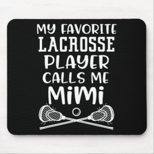My Favourite Lacrosse Player Calls Me Mimi Team Ga Mouse Mat