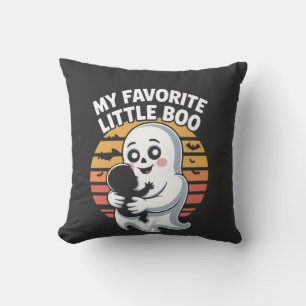 My Favourite Little Boo Halloween T-shirt Cushion