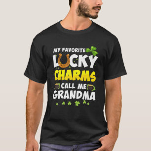 My Favourite Lucky Charm Call Me Grandma St Patric T-Shirt